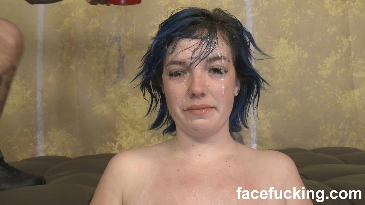 [FacialAbuse.com] Kimberly Kane - Kimberly Kane Returns [2017-03-16, Hardcore, Anal, Blue Hair, Blowjob, Deepthroat, Gagging, MMF, Threesome, 1080p]
