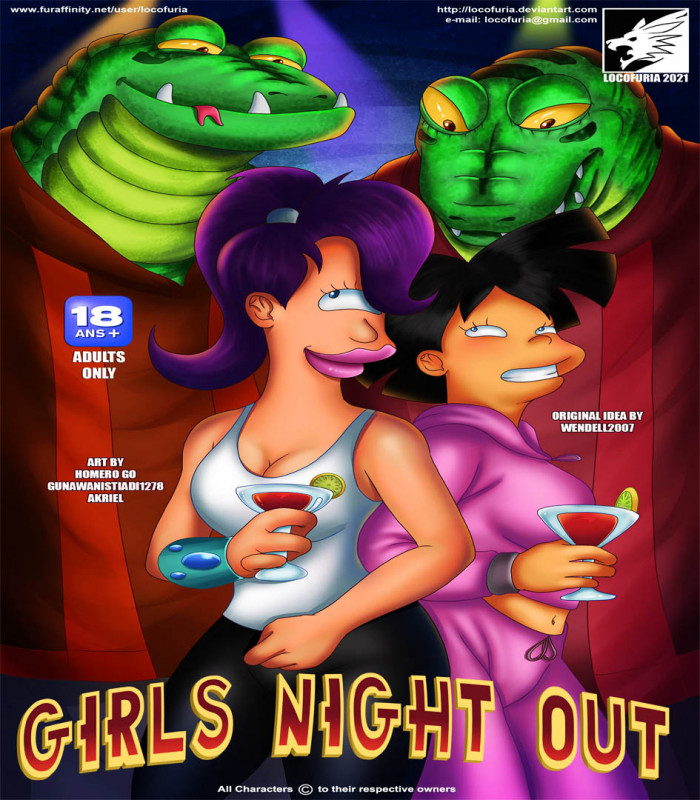 Locofuria - Girls Night Out Porn Comics