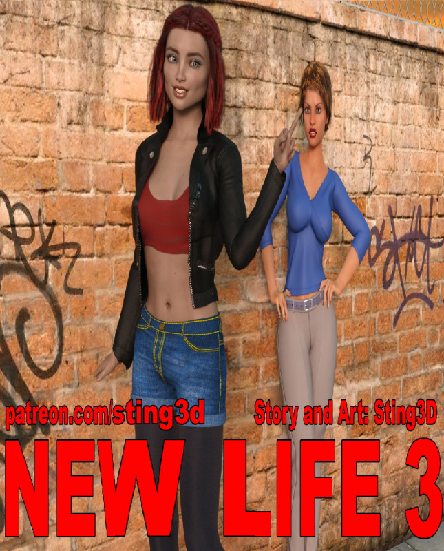 Sting3D - New Life 3 3D Porn Comic