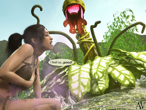 Art of Venus - Sanaa and the Plant 3D Porn Comic