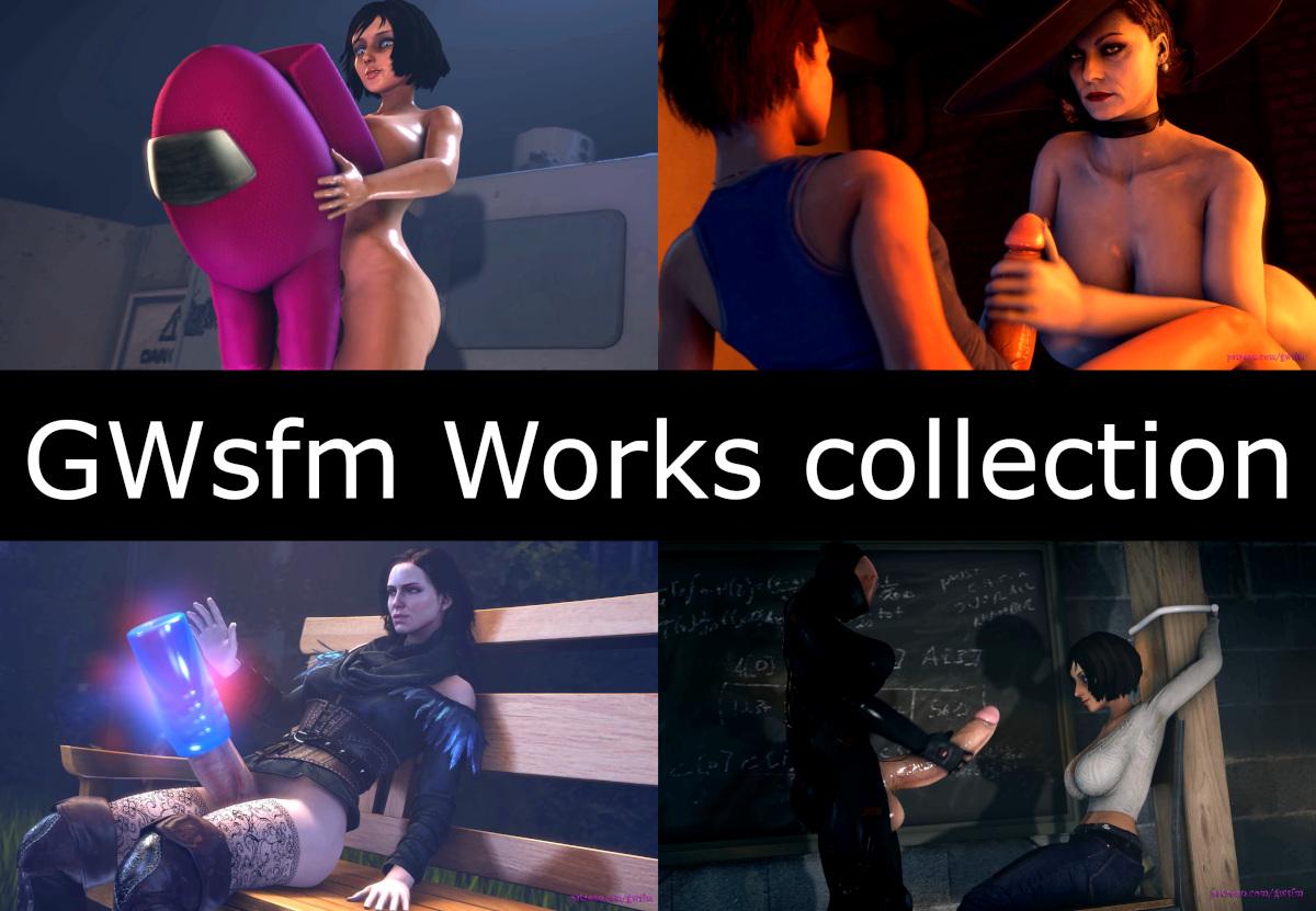 GWsfm Works collection / Сборник работ GWsfm [2019-2021, Futanari, Lesbian, Anal Oral, Tentacle, HDRip, 720p, 1080p]