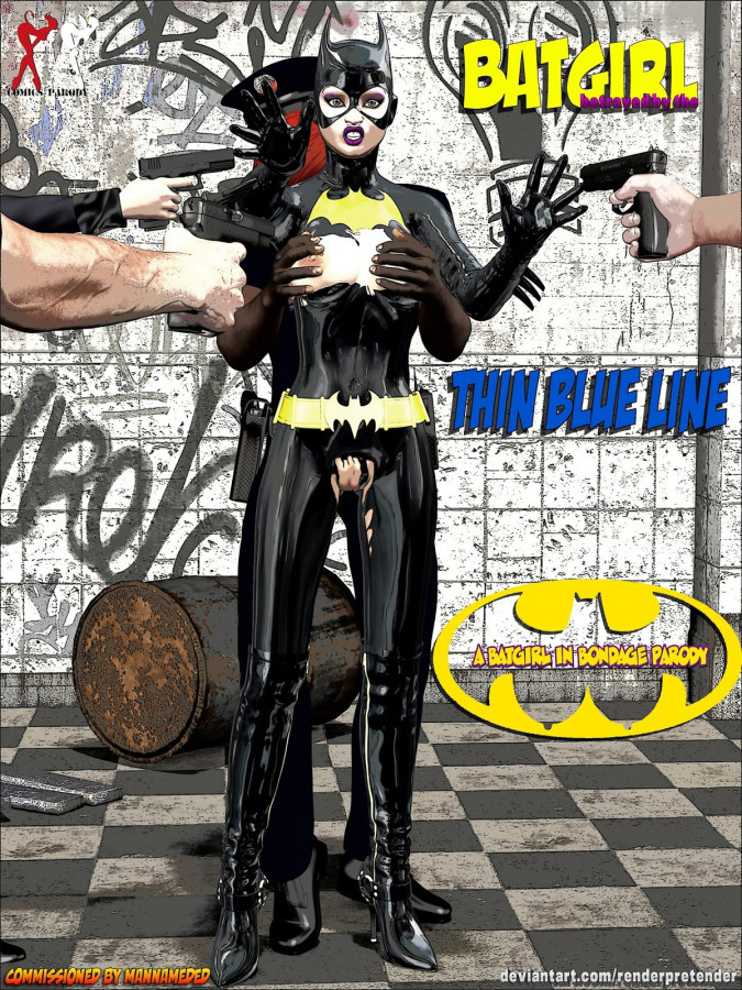 RenderPretender – Batgirl And The Thin Blue Line 3D Porn Comic