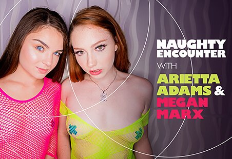 Naughty Encounter with Arietta Adams & Megan Marx by LifeSelector Porn Game