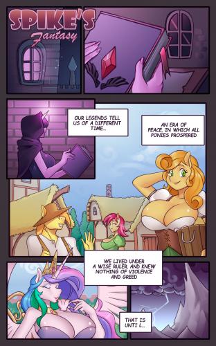 Nauth Le Roy - Spike's Fantasy (My Little Pony: Friendship is Magic) Porn Comic