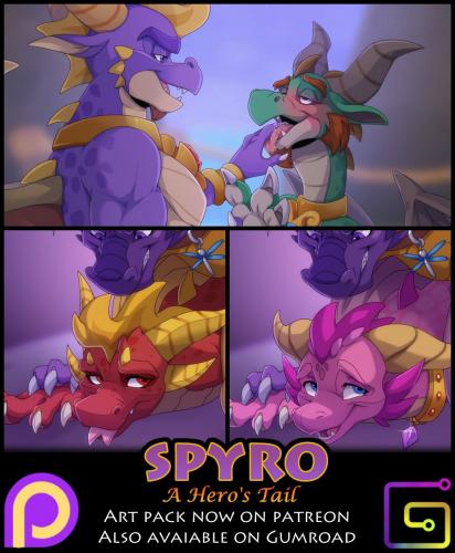 XniroX - Spyro, A Hero's Tail Porn Comic