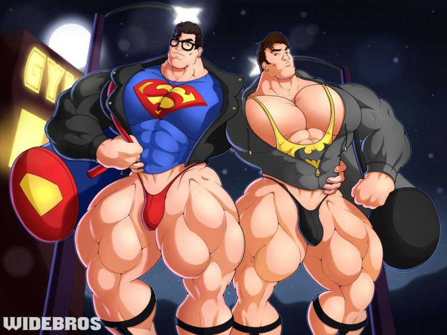 Widebros - Batman v Superman – Thongs of Justice Porn Comic