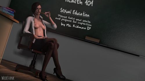 WeebSfm - Late to Class 3D Porn Comic