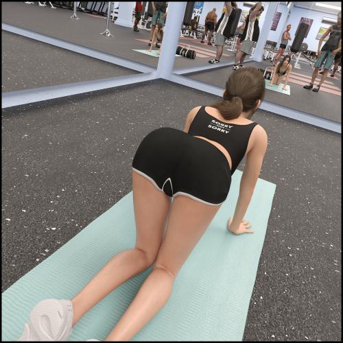 Natasha's Workout Part 1 by DarkLord Eng/Spanish 3D Porn Comic