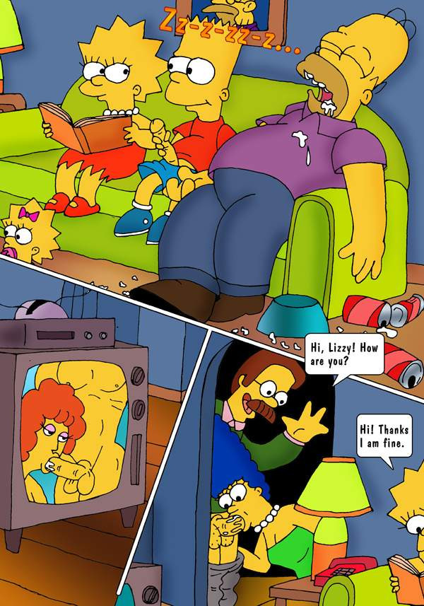 CartoonValley -  Simpsons Is Seeing Porn Movies Porn Comics