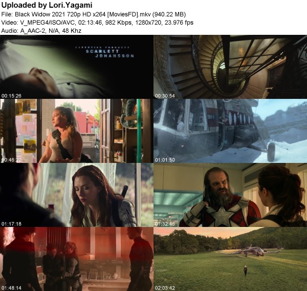 Black Widow (2021) 720p HDRip x264-MoviesFD