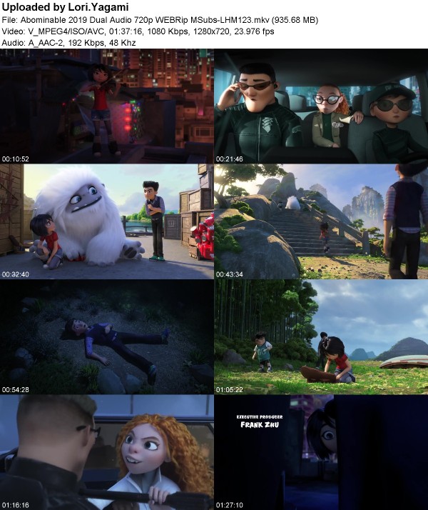 Abominable (2019) Dual Audio 720p WEBRip MSubs-LHM123