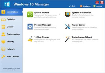 Yamicsoft  Windows 10 Manager 3.5.3 Multilingual Portable