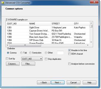 Advanced CSV Converter 7.17