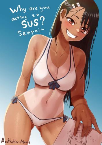 aestheticc-meme - Acting Sus (Don't Toy With Me, Miss Nagatoro) Porn Comic