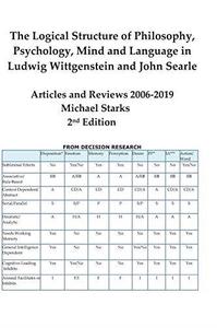The Logical Structure of Philosophy, Psychology, Mind and Language in Ludwig Wittgenstein and John Searle - Articles and Review