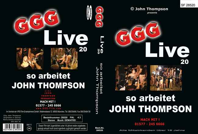 [JTPron] GGG - Live 20: So Arbeitet John Thompson / Живое 20: Так работает студия John Thompson (John Thompson, GGG) [2011 г., Bukkake, Casting, Cumshot, Group, All Sex, DVDRip]