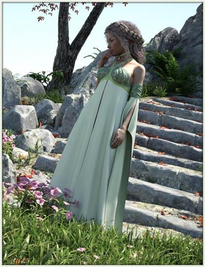 DFORCE MAHAUT FANTASY OUTFIT FOR GENESIS 8 FEMALE(S)