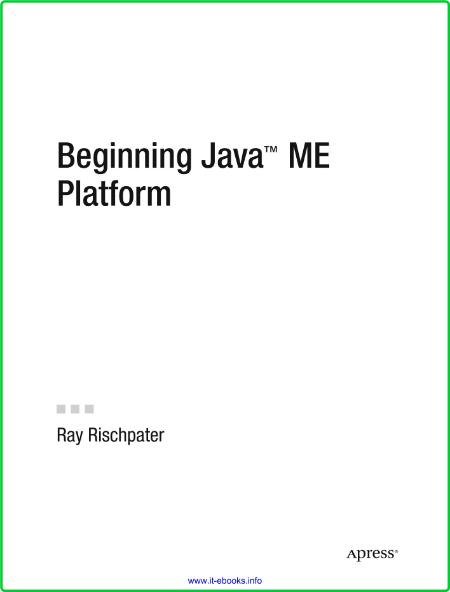 Beginning Java ME Platform