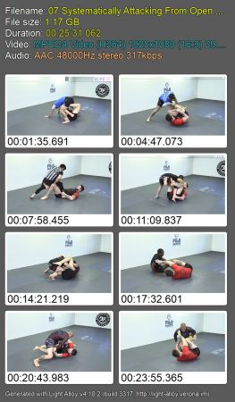 Systematically Attacking From Open Guard Supine Position