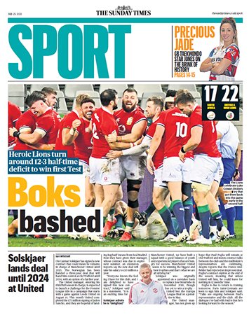 The Sunday Times Sport   July 25, 2021