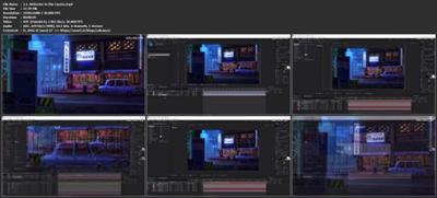 How to Animate an Urban Rain Painting in Adobe After Effects