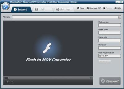 ThunderSoft Flash to MOV Converter 4.5.0