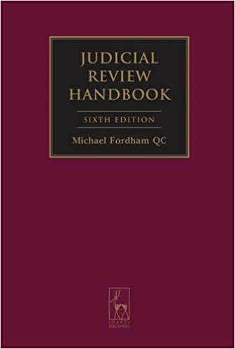 Judicial Review Handbook: Sixth Edition