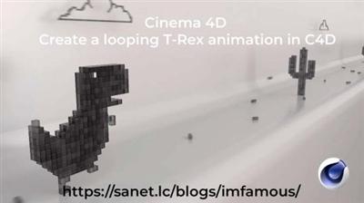 Cinema 4D   Create a looping T Rex animation in C4D