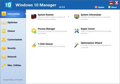 Yamicsoft Windows 10 Manager 3.5.3 Multilingual