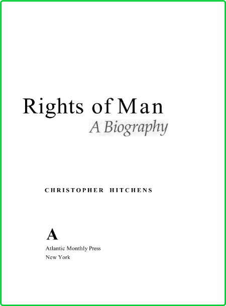 Thomas Paine's Rights of Man by Christopher Hitchens  C52d38cd9386a5a8d23fa1c6db74b449