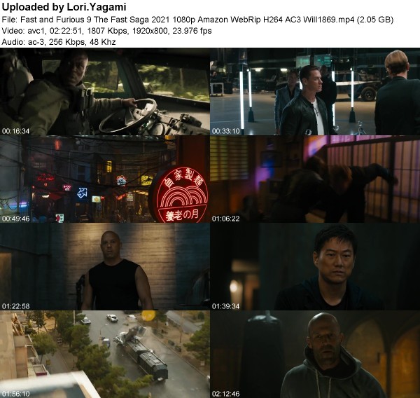Fast and Furious 9 The Fast Saga (2021) 1080p Amazon WebRip H264 AC3 Will1869