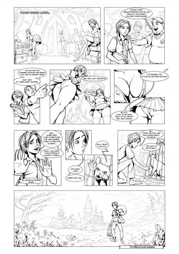 Siserg - Innocent Witches (Uncolored) Porn Comics