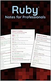 Ruby Notes for Professionals Ruby Programmation step by step
