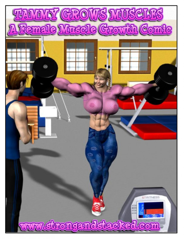 StrongAndStacked - Tammy Grows Muscles 3D Porn Comic