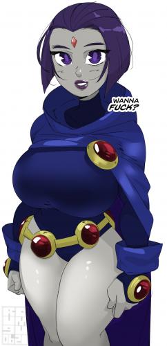 Roumgu Raven (Teen Titans) Porn Comic