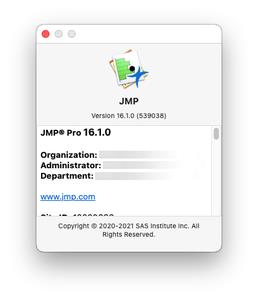 SAS  JMP Pro 16.1 Multilingual (Win / macOS)