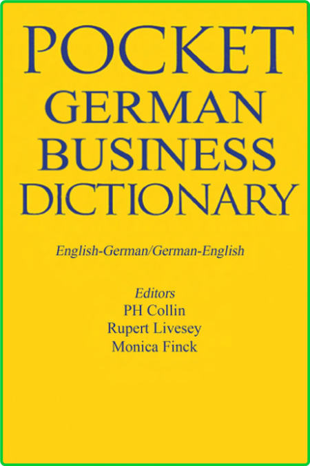 German Business Dictionary English German German English