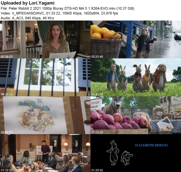 Peter Rabbit 2 (2021) 1080p Bluray DTS-HD MA 5 1 X264-EVO