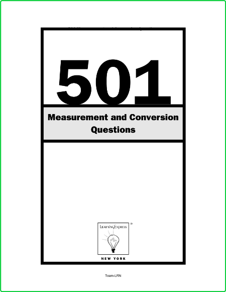 501 Measurement Conversion Questions LearningExpress