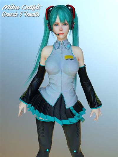 MIKU OUTFIT FOR G3F