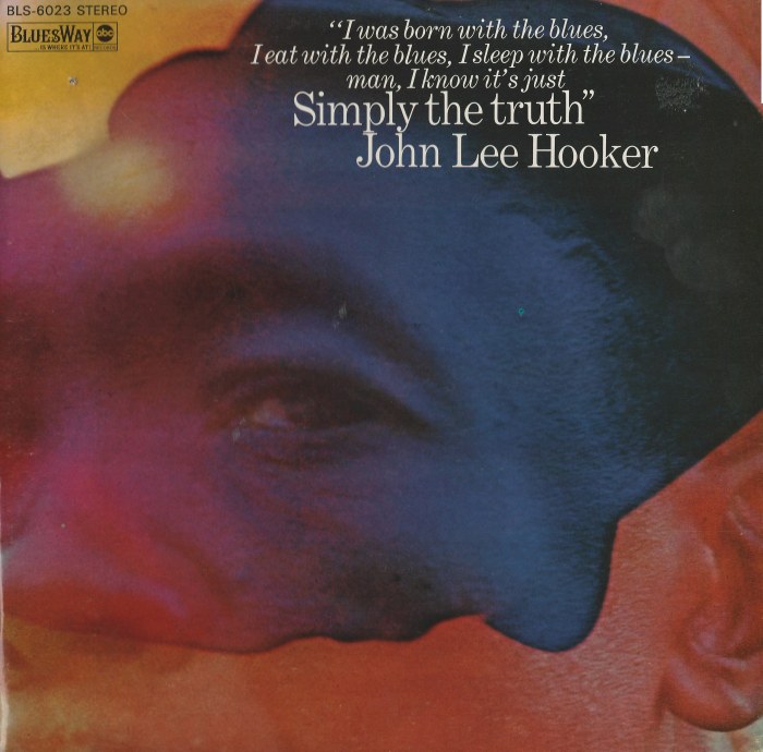 John Lee Hooker - Simply The Truth [1969] (Vinyl-Rip)  [lossless]