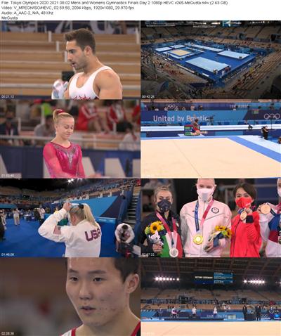 Tokyo Olympics 2020 2021 08 02 Mens and Womens Gymnastics Finals Day 2 1080p HEVC x265 