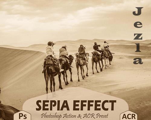 10 Sepia Effect Photoshop Actions And ACR Presets