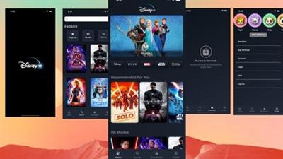 Disney  Plus Clone in SwiftUI with Remote Url Video Player