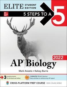 5 Steps to a 5 AP Biology 2022 (5 Steps to a 5), Elite Student Edition