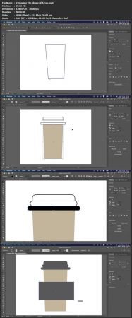 Create  Flat Design Of Coffee Cup And Cookie In Adobe Illustrator Bb77f76bf6976c960b5db3783976981a