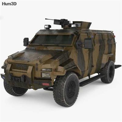 Hum3D   KrAZ Spartan 3D model