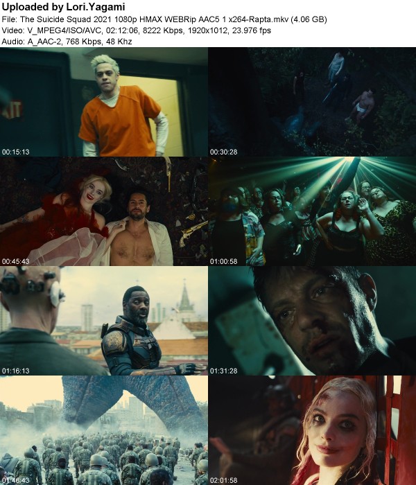 The Suicide Squad (2021) 1080p HMAX WEBRip AAC5 1 x264-Rapta