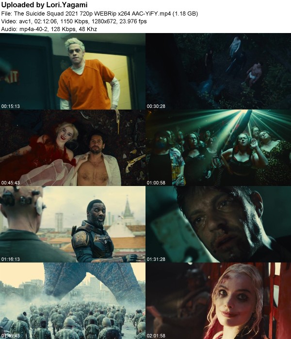 The Suicide Squad (2021) 720p WEBRip x264 AAC-YiFY