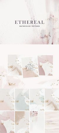 9 Ethereal Watercolor Textures